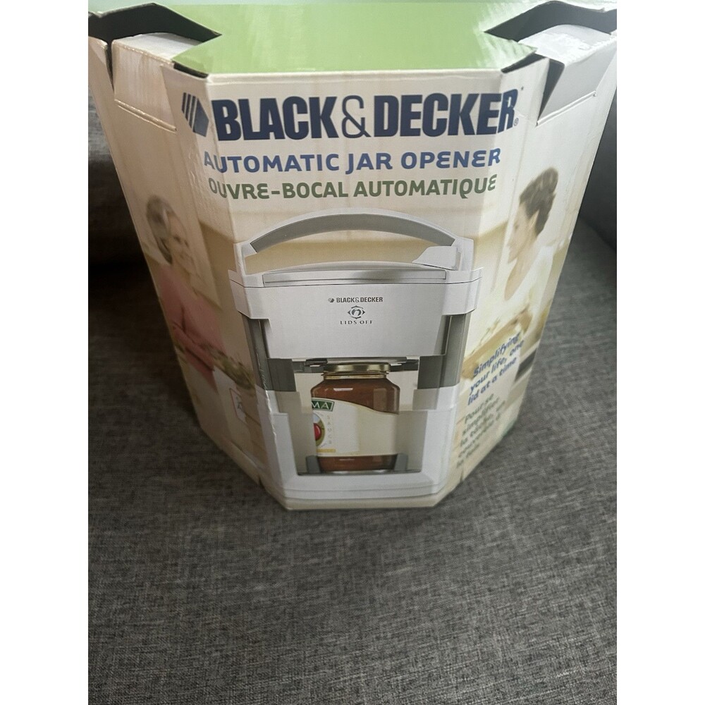 Black & Decker Lids Off Automatic Jar Opener Counter Top JW200 White Tested - Picture 2 of 6